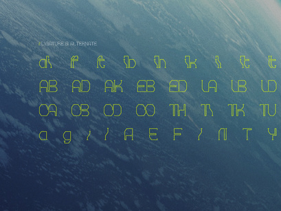Lost Entity | Futuristic Geometric Font
