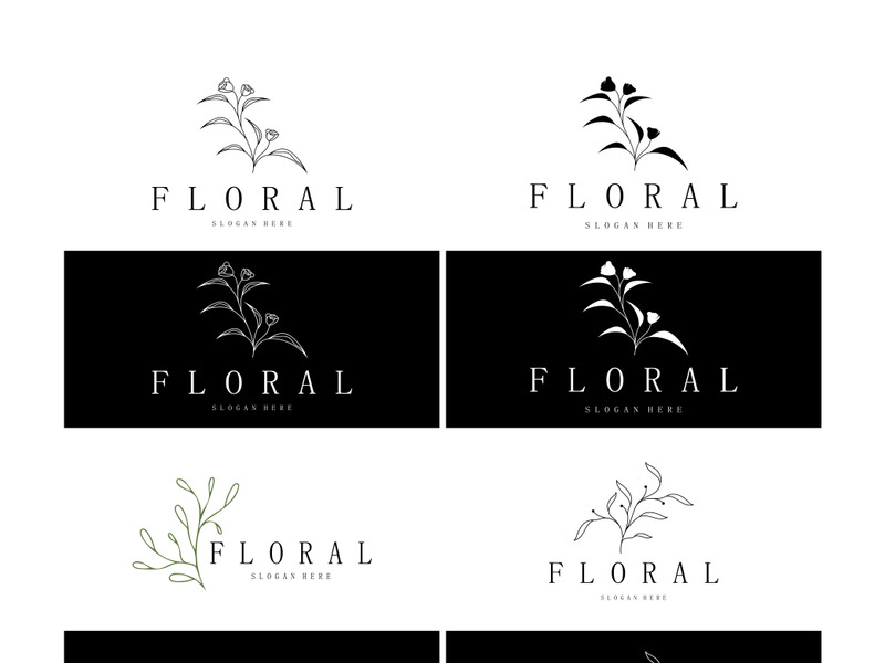 FLORAL LOGO VECTOR