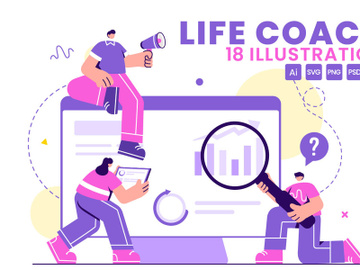 18 Life Coach Illustration preview picture