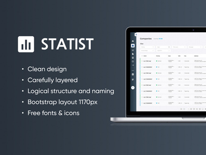 Statist - UI Design Dashboard And Admin Template