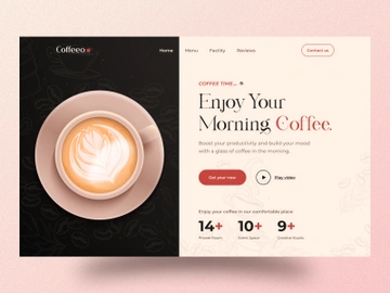 Coffee Shop - Web Header Design preview picture