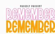 Remember - Chunky Display Font