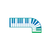 Keyboard piano vector Musical instrument illustration design template