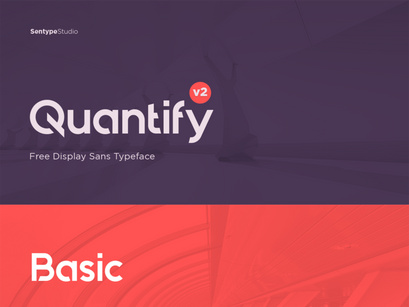 Quantify v2 Free Typeface