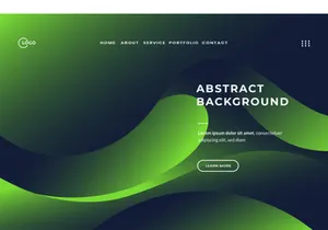 Dark Green Abstract Background