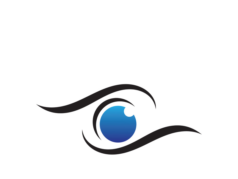 Eye Care vector logo and symbol design