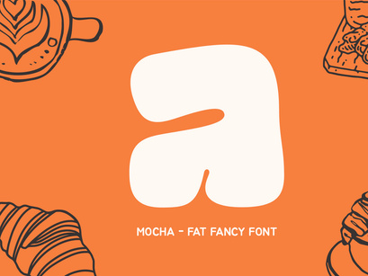 Mocha Mochi - Fat Fancy Display Font