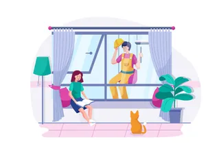 M85_Cleaning service Illustrations