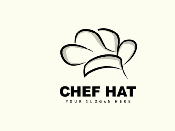 Chef Hat Logo, Restaurant Chef Vector, Design For Restaurant, Catering, Deli, Bakery preview picture