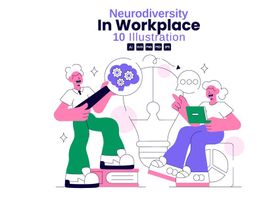 10 Neurodiversity in Workplace Illustration preview picture