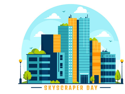 10 Skyscraper Day Illustration