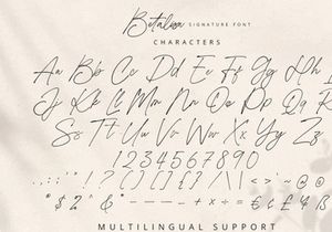 Betalisa - Signature Font
