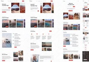 Tripsavvy - Travel Landing Page