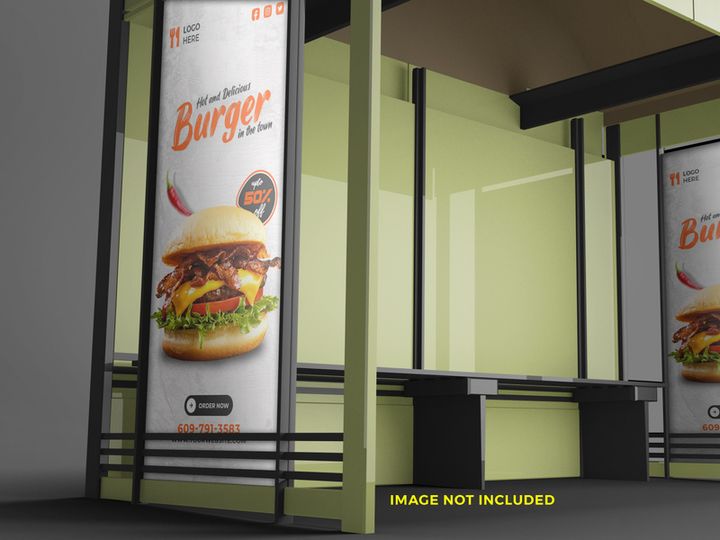 restaurant roll up banner design