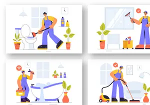 9 Home Maintenance Illustration