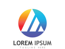 modern and creative initial letter A logo.