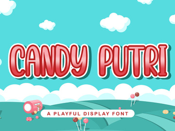 CANDY PUTRI - Playful Display Font preview picture
