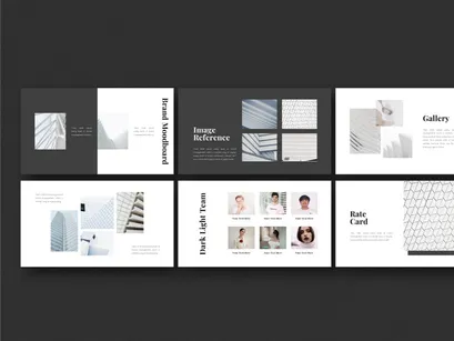 Dark Light Keynote Template