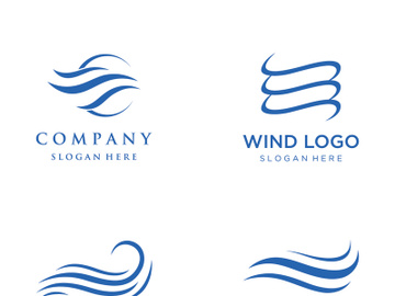 Unique wind abstract logo. preview picture