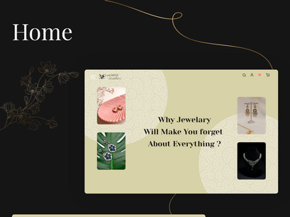 Jewellery UI Template