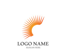 Sun vector illustration icon logo template design