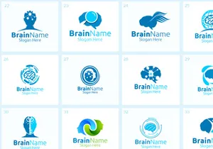 65+ Brain Logo Bundle