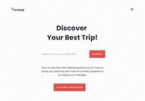 Tripsavvy - Travel Landing Page
