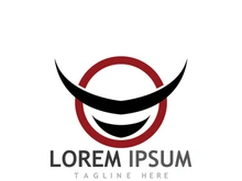 bull head horn logo