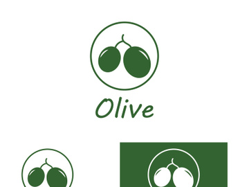 Olive fruit logo design. preview picture