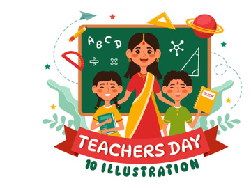 10 Teacher Day in India Illustration preview picture