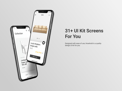 Household - Furniture App Mobile UI Kit