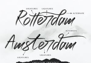 Rattnugidari - Brush Script Font