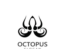 Octopus logo image design icon illustration animal vector