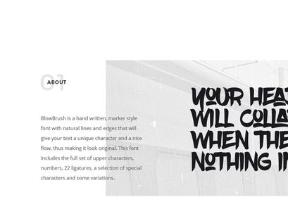 Blowbrush Font