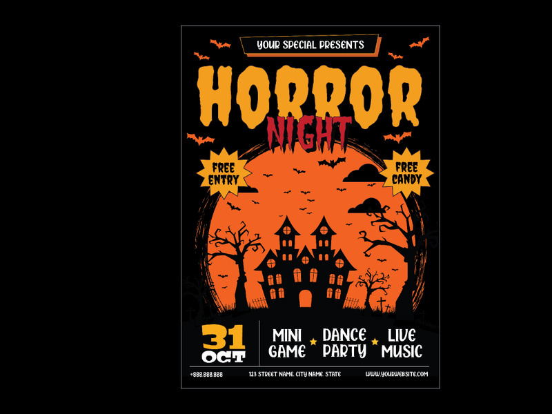 Horror Night Flyer
