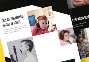 Mirengaken - Music Landing Page