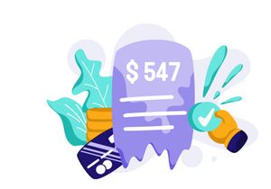 Payment Bill Icon Illustration vector for transaction