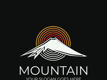 Mountain logo preview picture