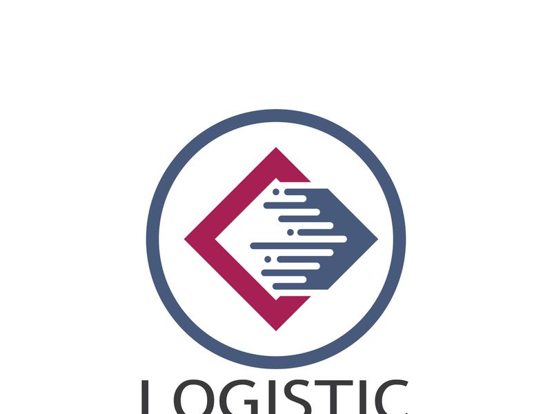 logistics logo icon illustration vector design  distribution symbol  delivery of goods  economy  finance