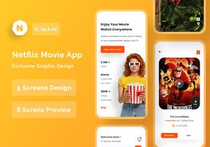 Netflix Movie Apps Design