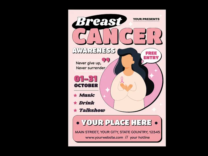 Breast Cancer Awareness Flyer