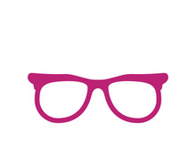 Glasses symbol vector icon