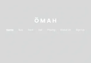 Omah - Real Estate Landing Page