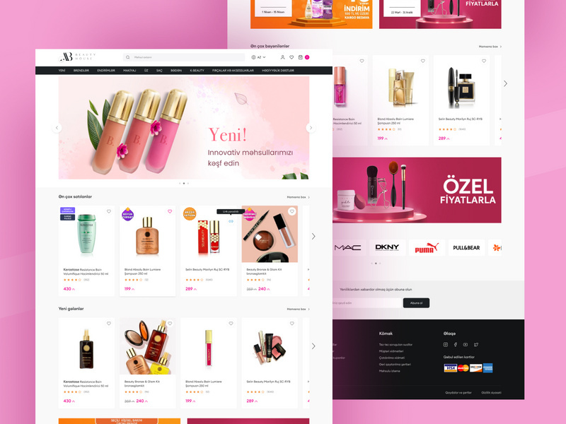 UI/UX E-commerce Shopping Web Design