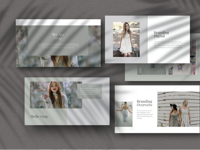 Gray Powerpoint Template