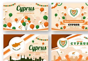 12 Cyprus Independence Day Illustration