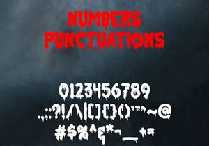 Nina Bobo - Horror Bloods Font