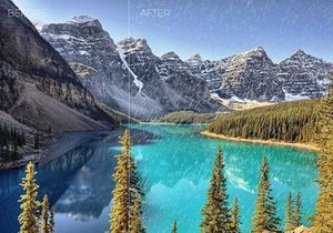 12 Falling Rain Overlays