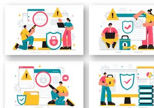9 Vulnerability Vector Illustration