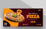 Food Menu and Delicious Pizza Facebook Cover Ver-4